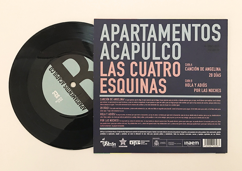 Apartamentos Acapulco - Las cuatro esquinas - Detrás con vinilo